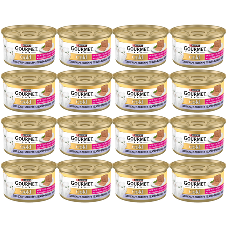 Purina Gourmet Gold Kitten Mousse with Veal 48x85g