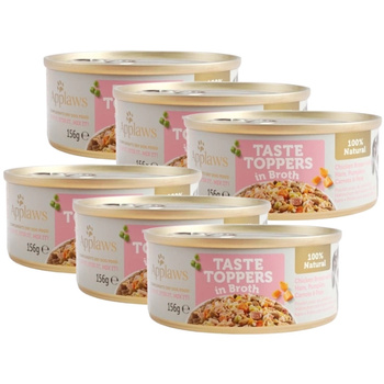 Applaws Taste Toppers Natural Wet Dog Food Chicken with Ham and Vegetables 6x156g