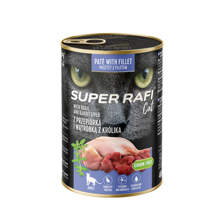 DOLINA NOTECI Super Rafi Cat P&F with quail and rabbit liver 12x400g