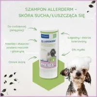 Virbac Allerderm shampoo for dry and scaly skin for dogs and cats 250 ml