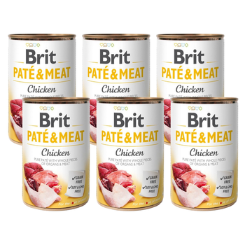 no pork Brit Pate & Meat with Chicken 6x400g