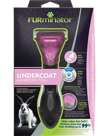 FURMINATOR Undercoat Removal Tool Deshedding Tool for Small Animals