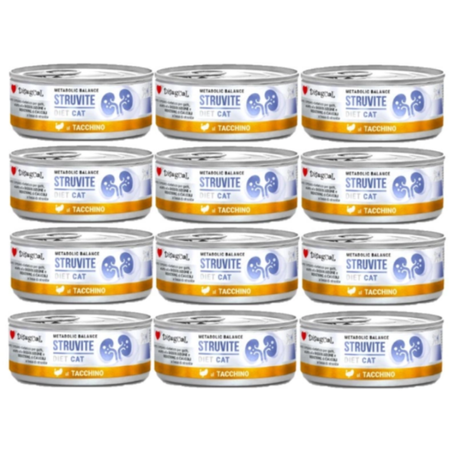Disugual Wet cat food Veterinary STRUVITE Turkey (adult) 12x85g