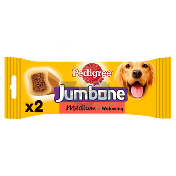 no pork Pedigree Jumbone Snack for Adult Medium Dogs with Beef 180g