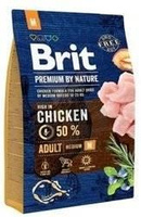 no pork Brit Premium By Nature Adult M with Chicken 3kg