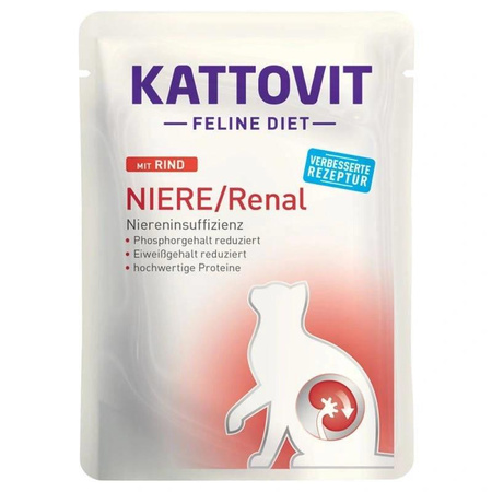 no pork Kattovit Niere/Renal Beef 12x85g