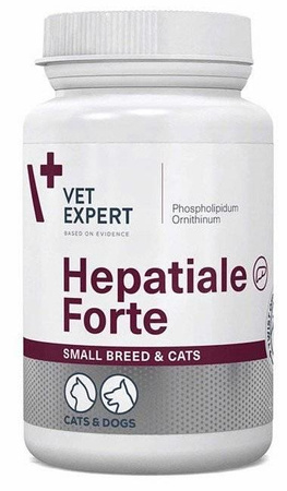 VETEXPERT Hepatiale Forte Small Breed & Cats 40tab