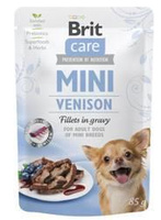 NO PORK Brit Care Mini Venison Fillets In Gravy 85g