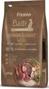 Fitmin Purity Rice Senior &amp; Light Venison &amp; Lamb 12 kg