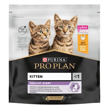no pork Purina Pro Plan Original Kitten Chicken With Rice 400g