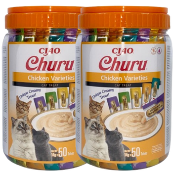 INABA Churu Diet for cats - mix with chicken 2x(50x14g)
