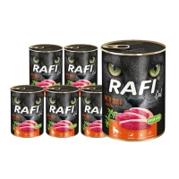 petfood no pork Dolina Noteci Rafi Cat Adult with Duck 6x400g