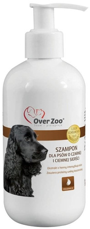 OVER ZOO Shampoo for dogs with black and dark hair 250ml