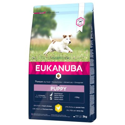 EUKANUBA Growing Puppy Small Breed 2x3kg chicken