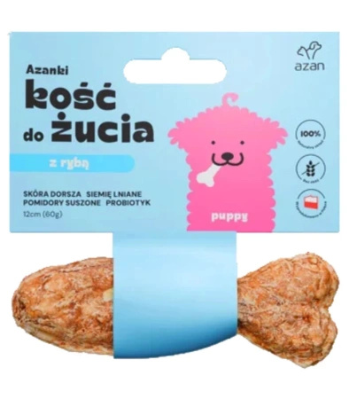 AZANKI Cod chew bone for puppy - fish 12cm