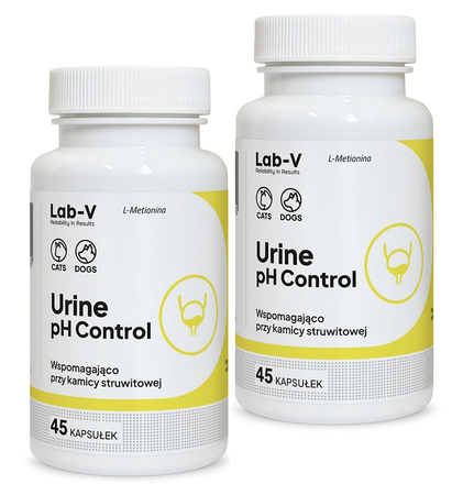 Lab-v Urine pH Control – Support for dogs and cats with struvite urolithiasis 2x45 capsules