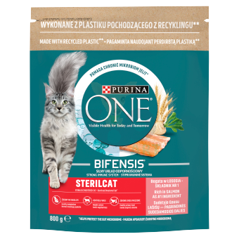 no pork Purina One Cat Sterilcat Salmon Cat Food 800g