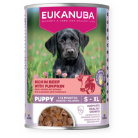 EUKANUBA Wet food for puppies, rich in beef and pumpkin 400 g