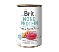 no pork  Brit Mono Protein Tuna & Sweet Potato 400g