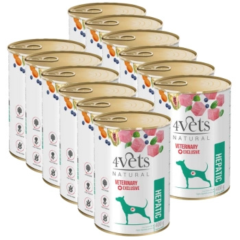 no pork Dolina Noteci 4Vets Hepatic for Dogs 12x400g