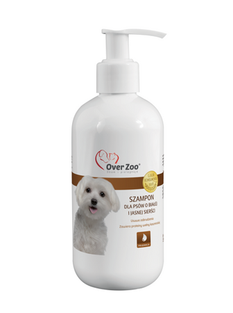 OVER ZOO Dog Shampoo for White and Light Coats 250ml