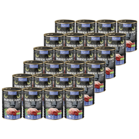 DOLINA NOTECI Super Rafi Cat P&F with quail and rabbit liver 24x400g