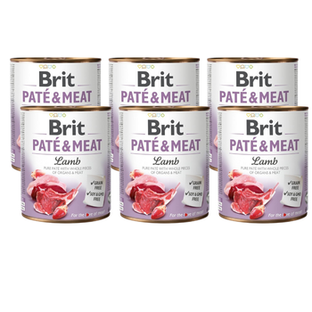 no pork Brit Pate & Meat Lamb 6x800g