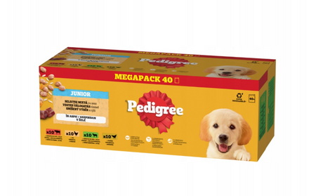PEDIGREE Junior wet food for puppies in jelly 40x100g