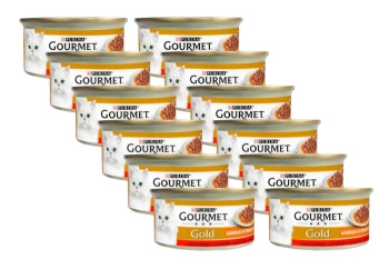 Purina Gourmet Gold Sauce Delight with Beef 12x85g