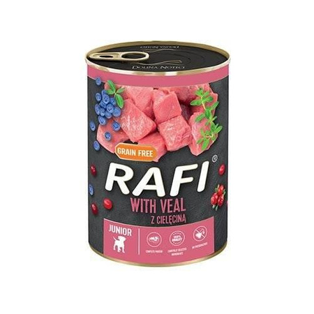 no pork Dolina Noteci Rafi Junior with veal 6x400g+FREE can lid!