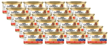Purina Gourmet Gold Mousse with Beef 24x85g