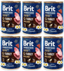 no pork Brit Premium By Nature Turkey With Liver 6x400g