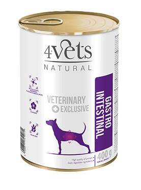 no pork Dolina Noteci 4Vets Gastro Intestinal for Dogs 400g