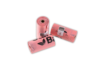 Zolux Starchbag Compostable Waste Bags Pink 15pcs