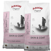 ARION Original Skin & Coat Adult Salmon and Rice Small Breed 2x2kg