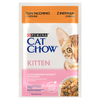 CAT CHOW Kitten Food with turkey and courgette in jelly 10x85g