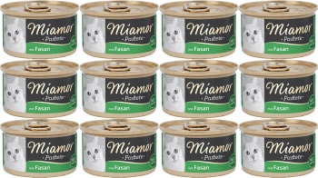 no pork Miamor Pastete pheasant 12x85g tin