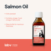 Lab-v 100% Salmon Oil for Dogs and Cats of All Ages 100ml Cold-pressed
