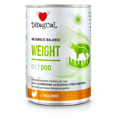 Disugual Wet dog food Veterinary WEIGHT Turkey (adult) 400g