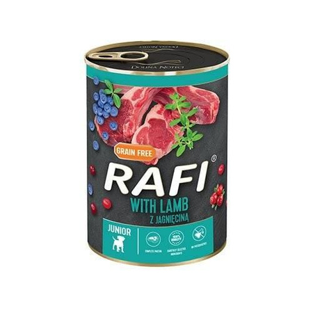 no pork Dolina Noteci Rafi Junior with lamb 6x400g