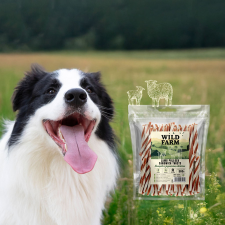 WILD FARM Sandwich with lamb and cod 500g dog treats