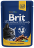 NO PORK Brit Premium Cat for Adult Cats with Chicken and Turkey 24x100g
