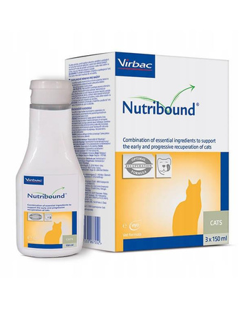 NO PORK Virbac Nutribound for Cats 3x150ml