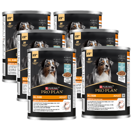 PRO PLAN Everyday Nutrition Adult Dog Food Rich in Fish in Jelly 6x400g