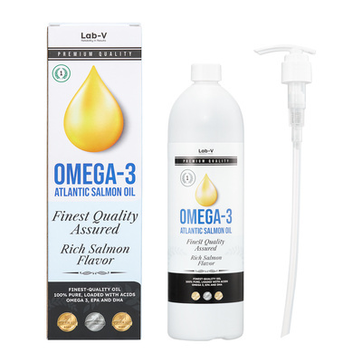 LAB-V Omega-3 Salmon Oil for dogs and cats 2x1l