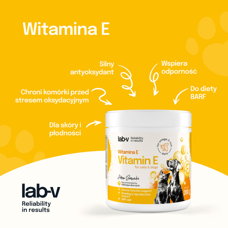 Lab-v Vitamin E – natural antioxidant protection for cells 200 g