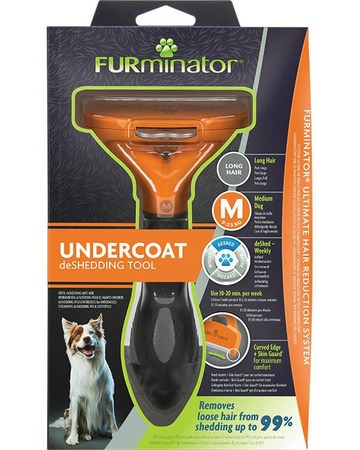 FURMINATOR Combing Tool for Long-Haired Medium Dogs