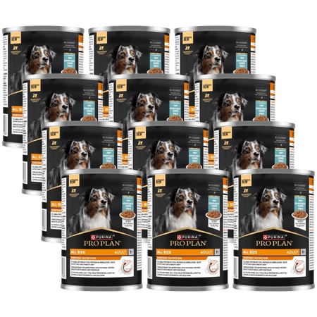 PRO PLAN Everyday Nutrition Adult Dog Food Rich in Fish in Jelly 12x400g