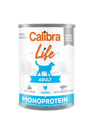 CALIBRA Dog Life Adult Chicken with rice 12x400g