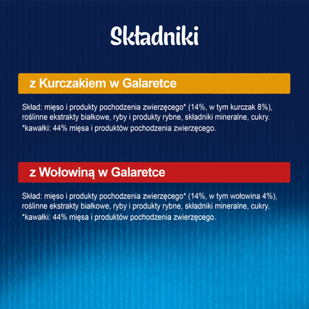 FELIX Wiejskie Smaki in jelly with beef and chicken 4x85g 1+1 FREE